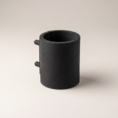 Clip-in black EVA cup holder — AI render